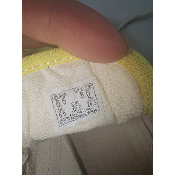 Vans Women's Color Theory Old Skool Shoes Neon Bright Yellow Size 8 US - Picture 8 of 9